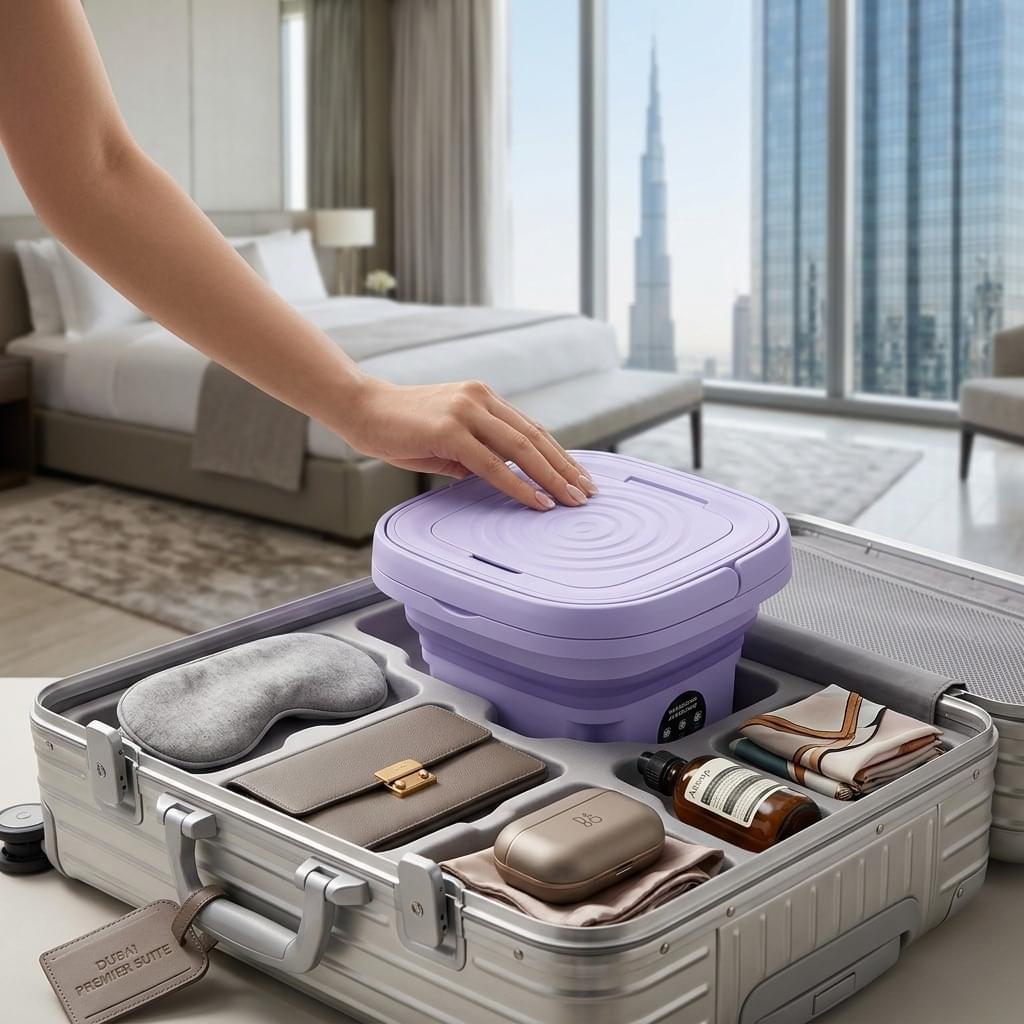 Portable Mini Washing Machine – Compact Foldable Washer for Clothes