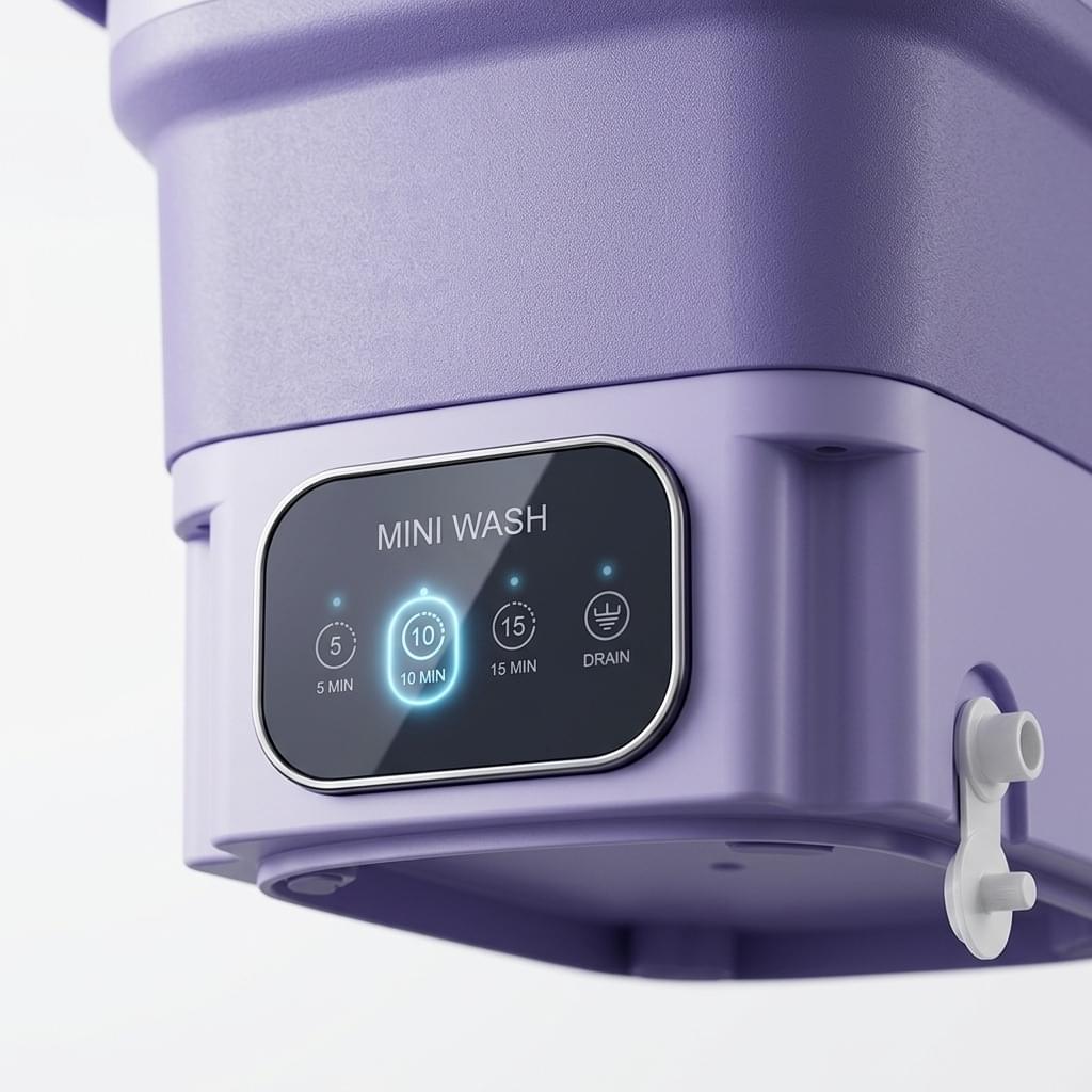 Portable Mini Washing Machine – Compact Foldable Washer for Clothes