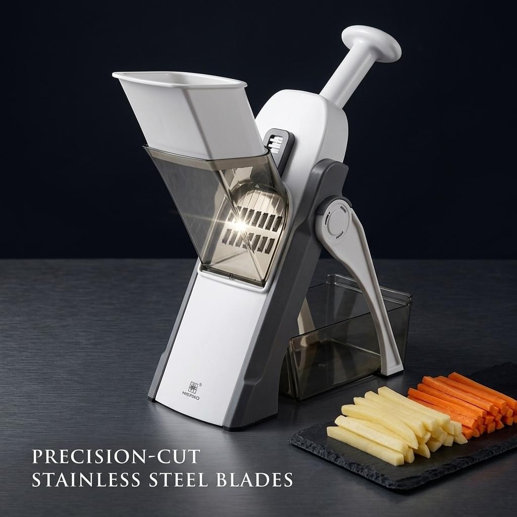 5-in-1 Manual Vegetable Cutter – Multi-Function Slicer, Chopper & Grater