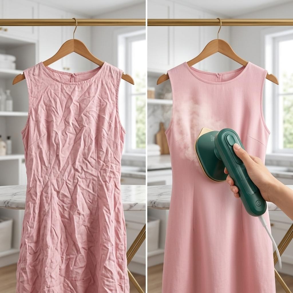 Portable Clothes Steamer – Handheld Garment Steamer & Wrinkle Remover