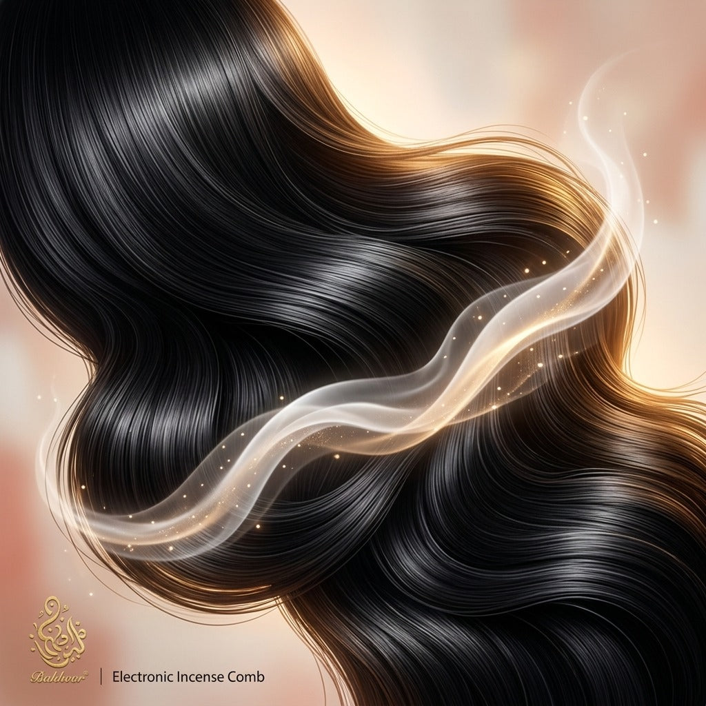 Bakhoor Hair Perfume Comb – Electric Oud Fragrance Styling Brush