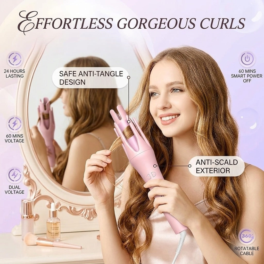 Automatic Hair Wave Maker – Effortless Curls & Beach Waves