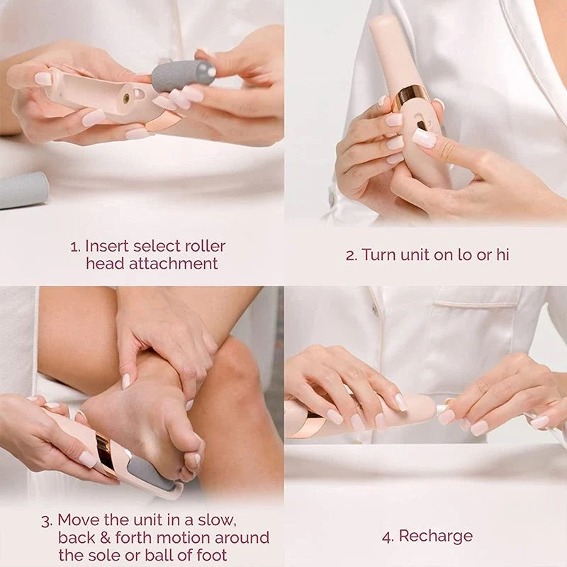 Electric Foot Callus Remover – Smooth & Soft Feet Care Tool